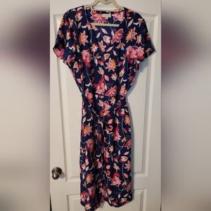 LOFT midi floral dress 16